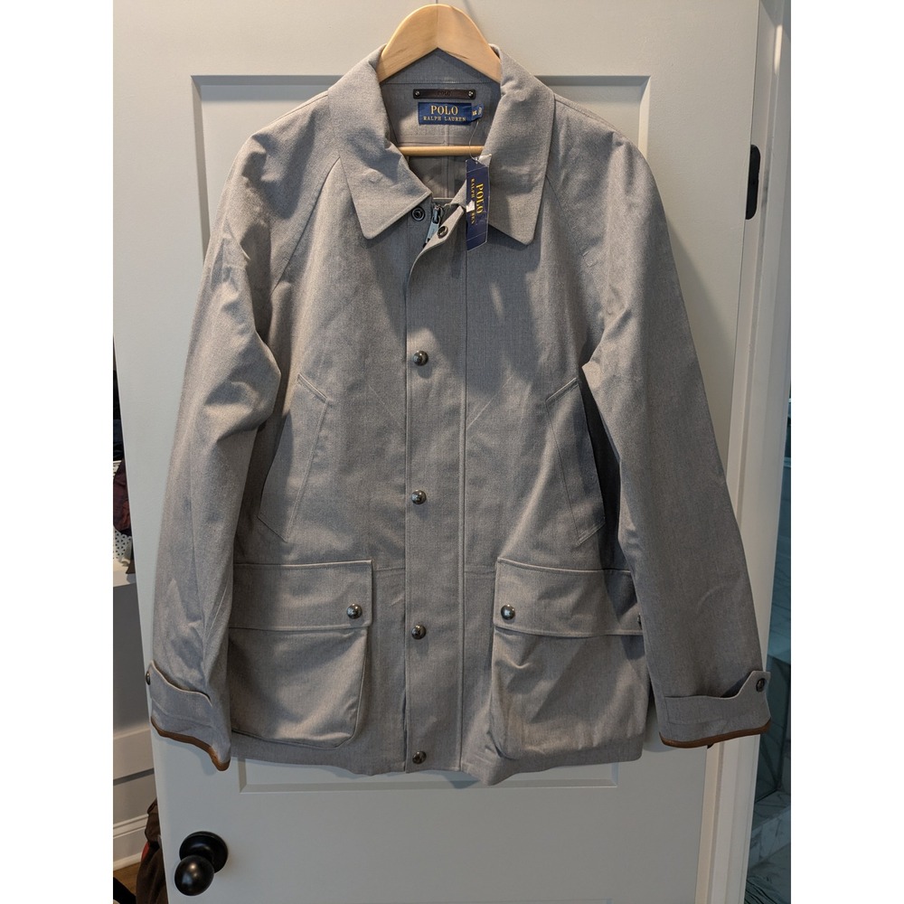 NWT $795 Ralph Lauren Men's Grey Wool Blend StableJacket Size XXL